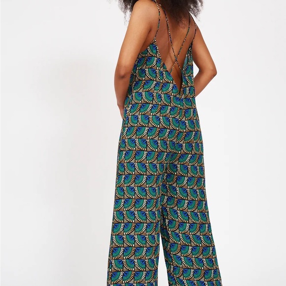 Silk + Salt Jumpsuit — XL very comfy rayon for summer beach days 🦋 - Picture 2 of 6